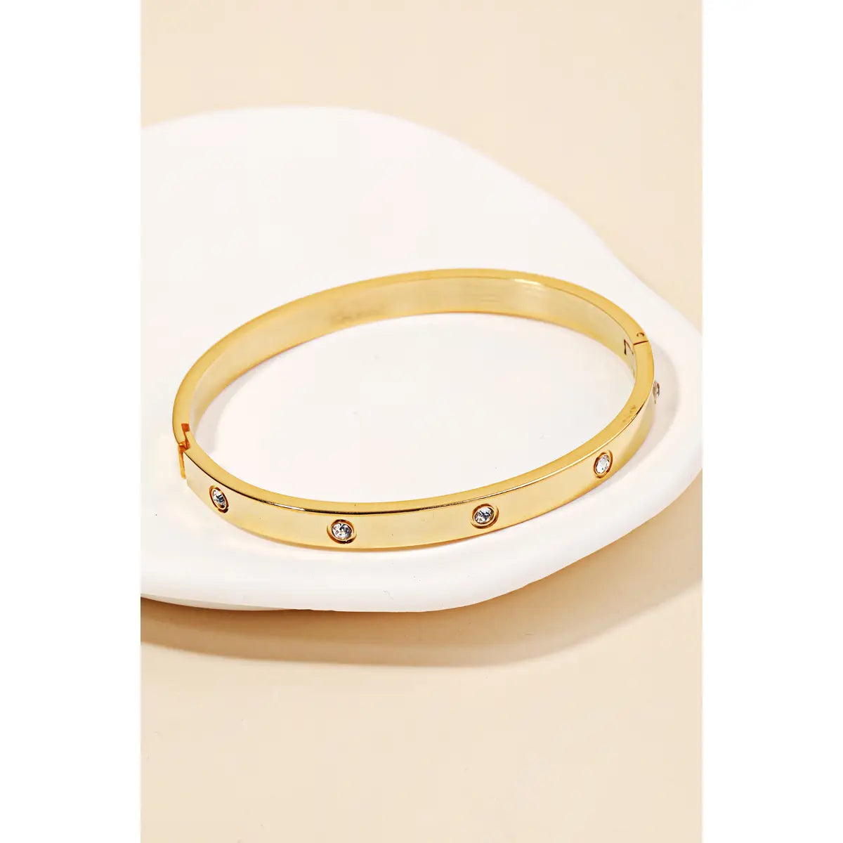rhinestone Bangle Bracelet