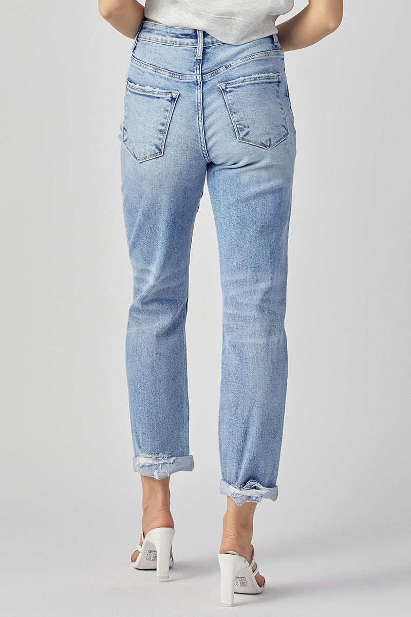Mid Rise Slouch Jeans
