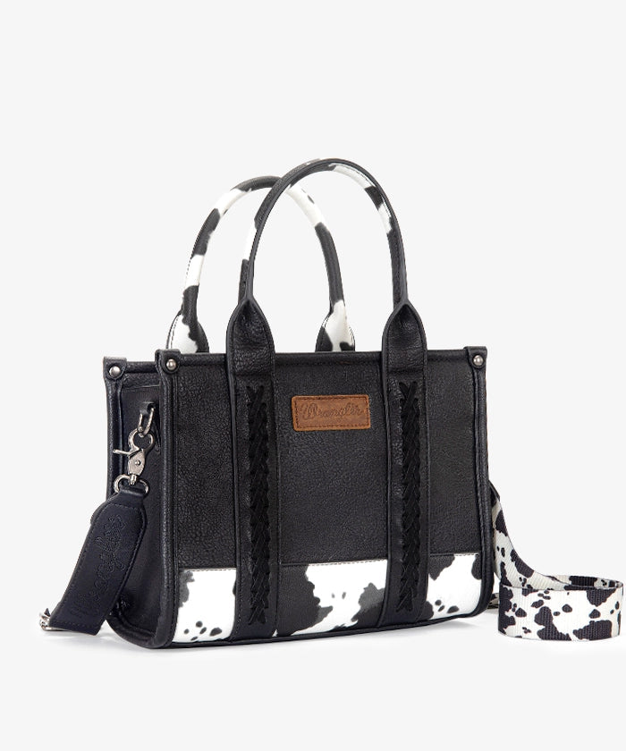 Wrangler Cow Print concealed Carry Wide Tote