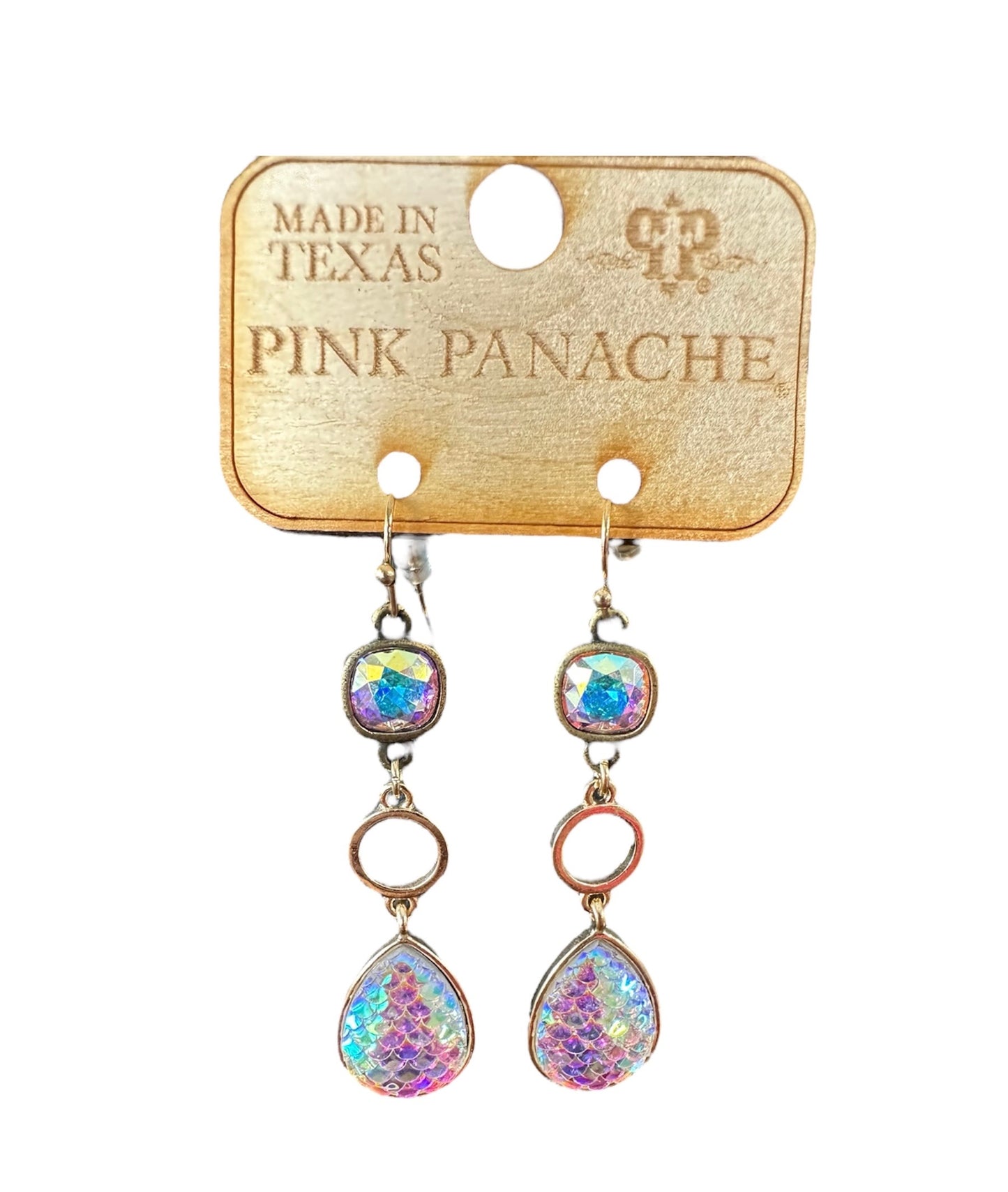 Iridescent Dangle Earring