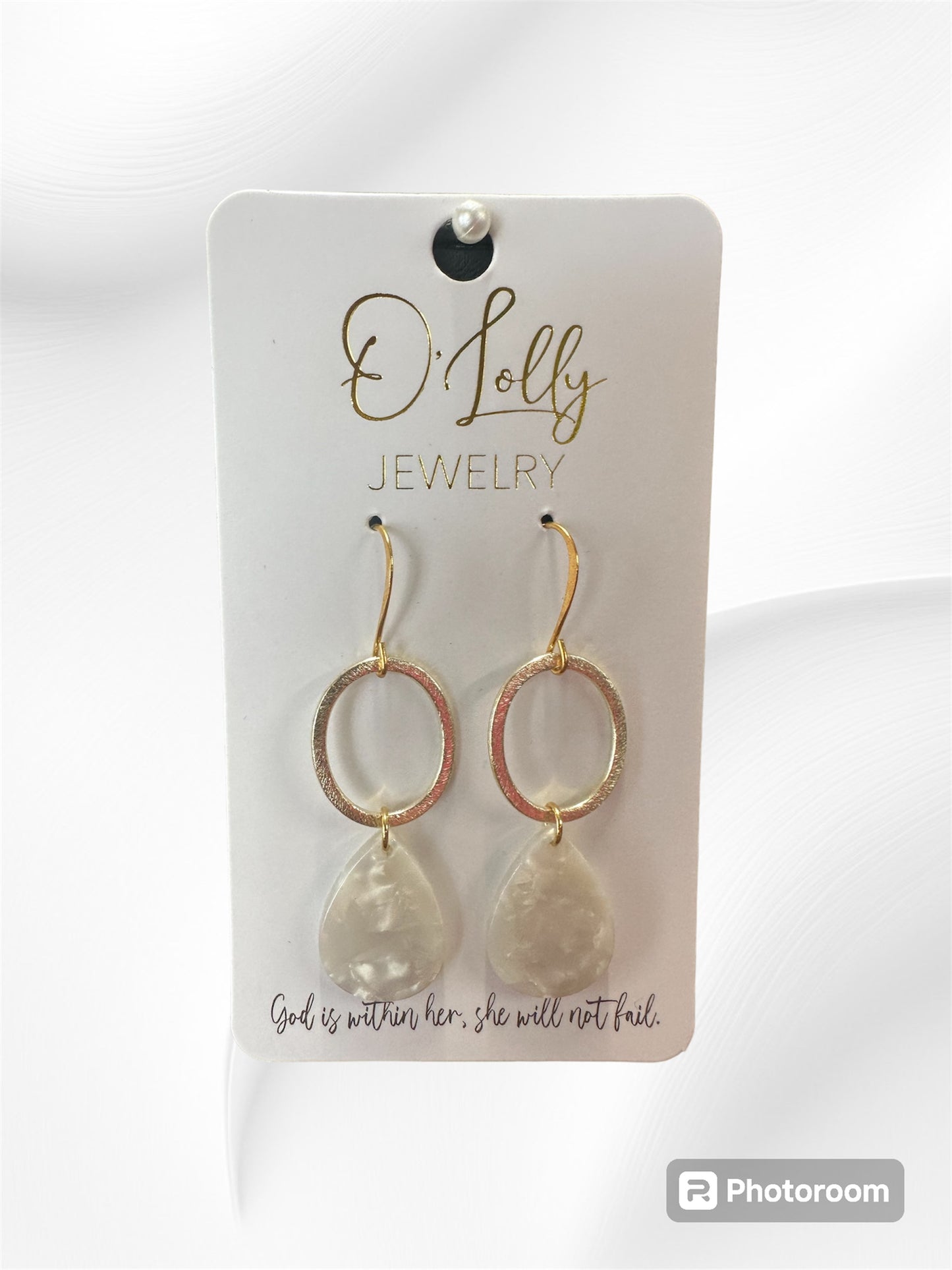 Circle & Oval Dangling Earrings