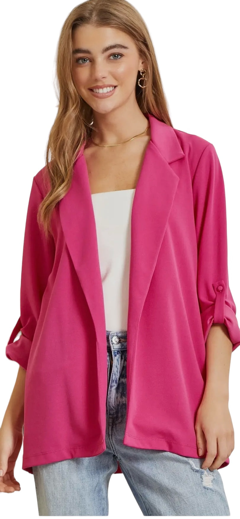 Blazer Featuring Lightweight Fabric