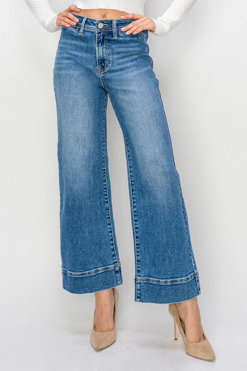 Risen High Rise Wide Jean