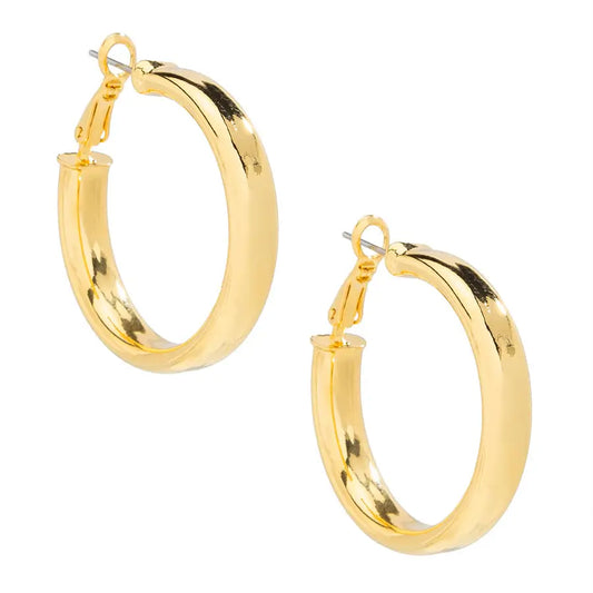 Medium Flat Metal Hoop