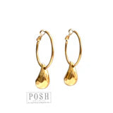 Raindrop Hoop earring