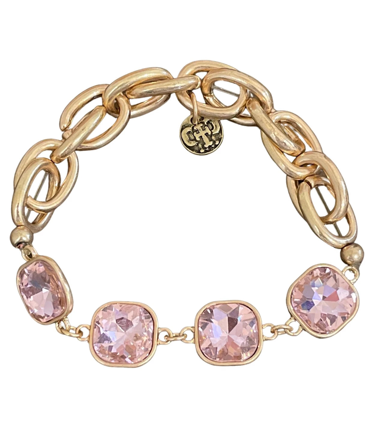 Pink Rhinestone Bracelet