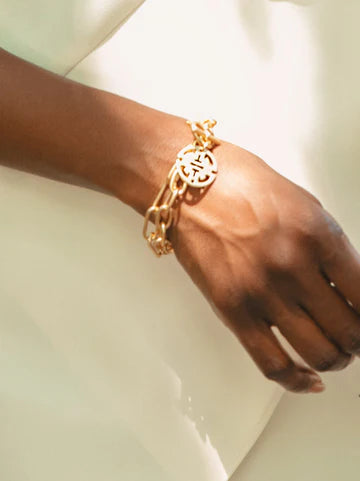 Traveling Charm Cable Link Bracelet