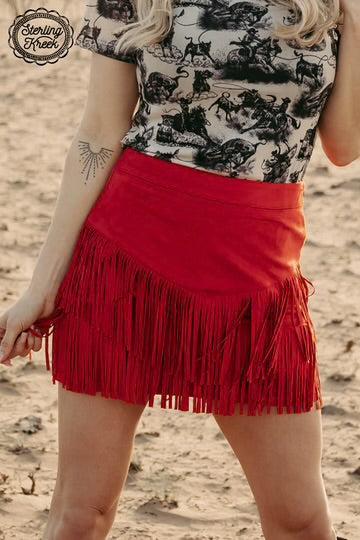 Fort Worth Fringe Skirt