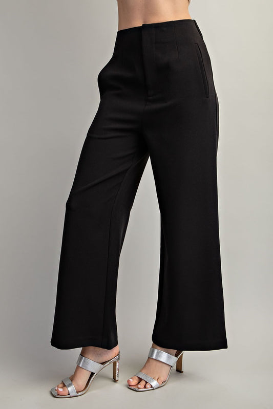 High-Waisted Wide Pants