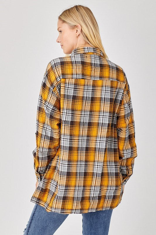 Buffalo Plaid oversized Flannel Shirt