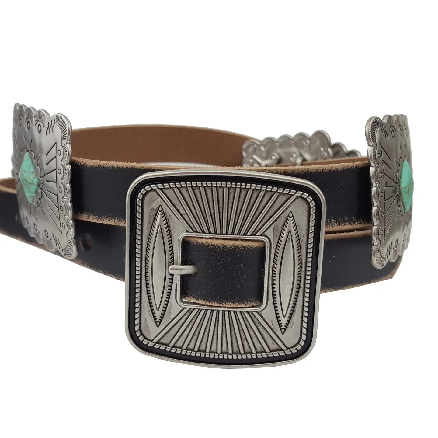 Western Genuine Distressed Leather