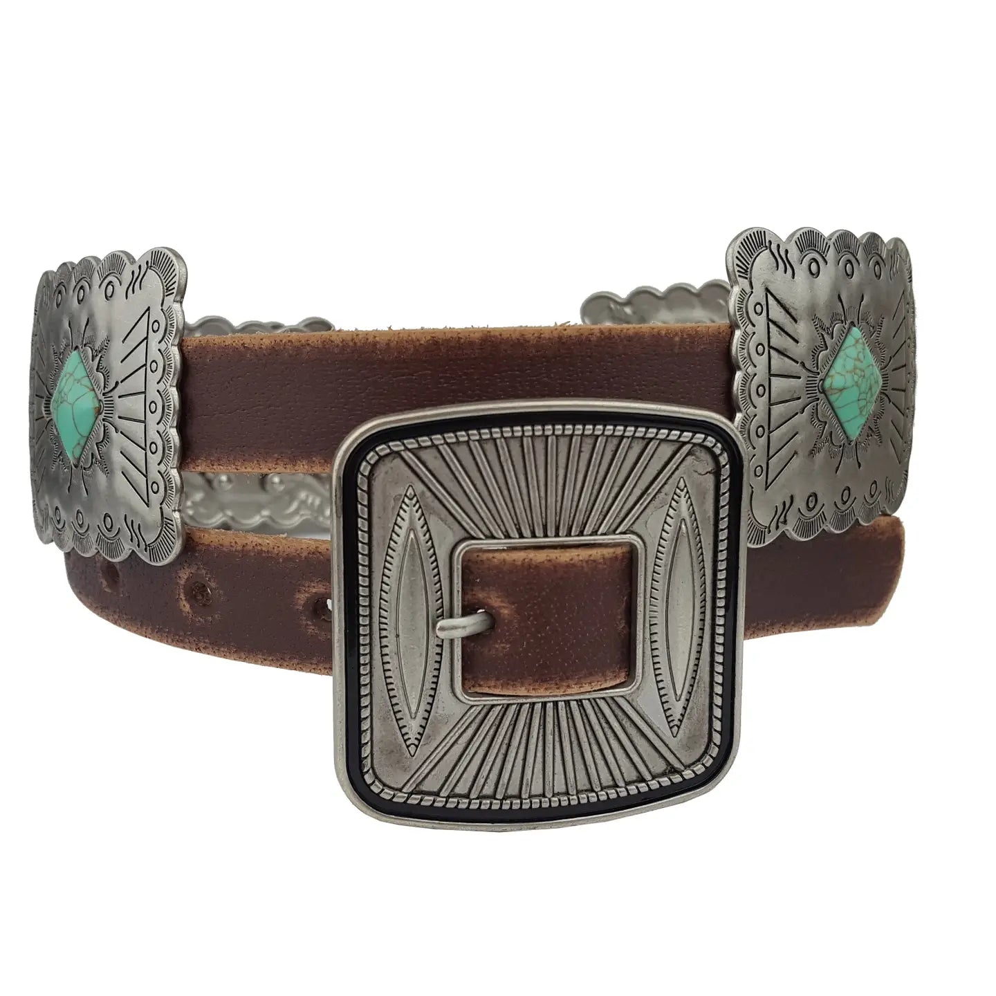 Western Genuine Distressed Leather