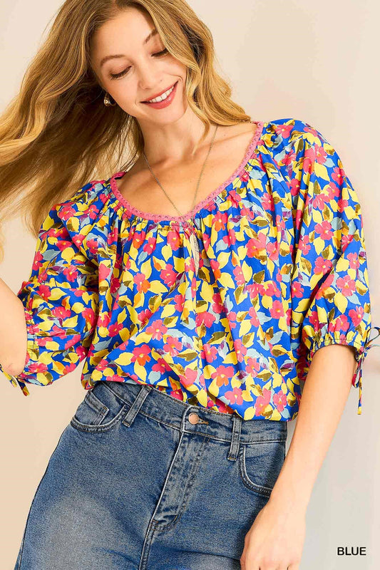 Floral Print Top