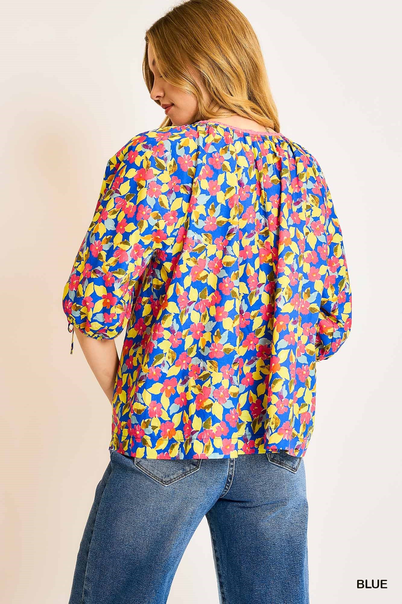 Floral Print Top