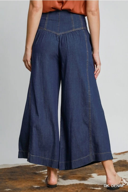 Western Style High Waist Pants