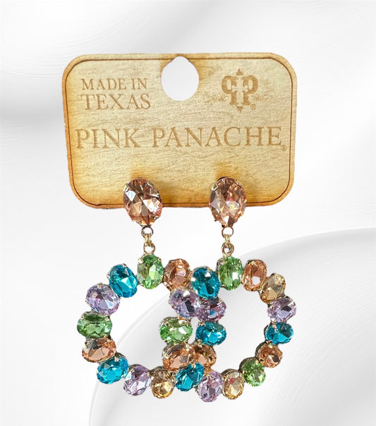Multi-Color Hoop Earrings