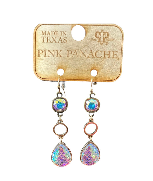 Iridescent Dangle Earring