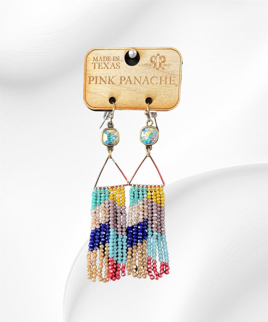 Multi-Color Dangle Earrings