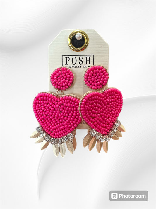 Heart Beaded