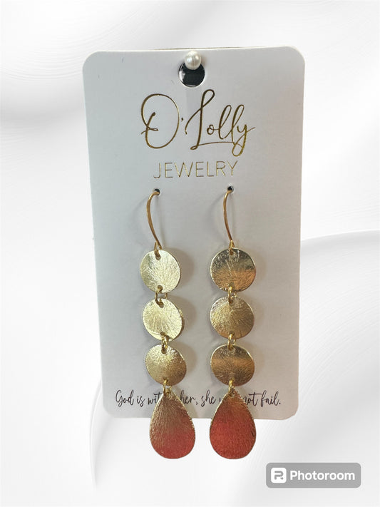 Long Gold Earrings