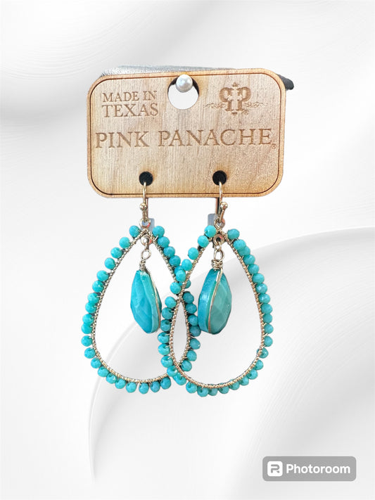 Turquoise Oval Earrings