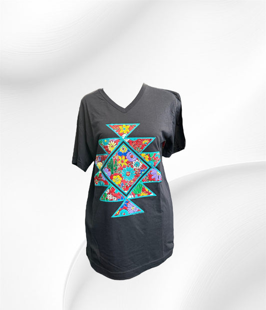 Barb’s Floral Aztec Tee